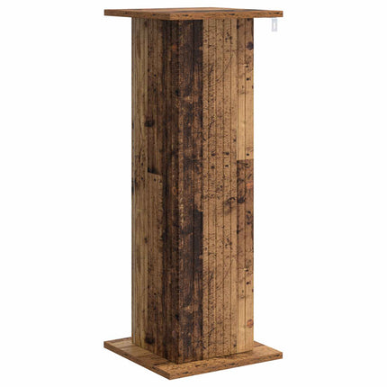 Växtställ 2 pcs Gammalt trä 30,5 x 30 x 80,5 cm Konstruerat trä
