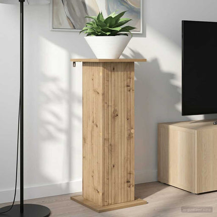 Växtställ 2 pcs Artisan-ek 30,5 x 30 x 80,5 cm Konstruerat trä