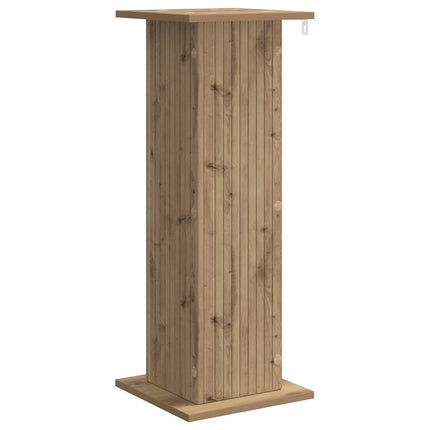 Växtställ 2 pcs Artisan-ek 30,5 x 30 x 80,5 cm Konstruerat trä