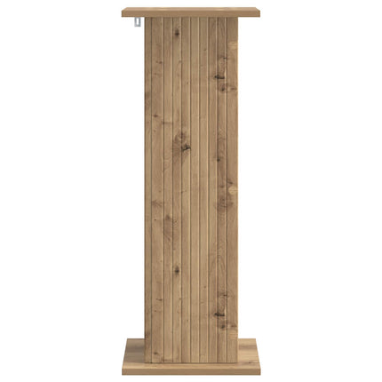 Växtställ 2 pcs Artisan-ek 30,5 x 30 x 80,5 cm Konstruerat trä