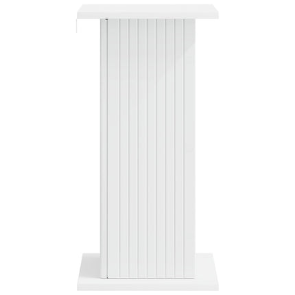 Växtställ 2 pcs Vit 30,5 x 30 x 60,5 cm Konstruerat trä