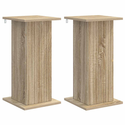 Växtställ 2 pcs Sonoma-ek 30,5 x 30 x 60,5 cm Konstruerat trä