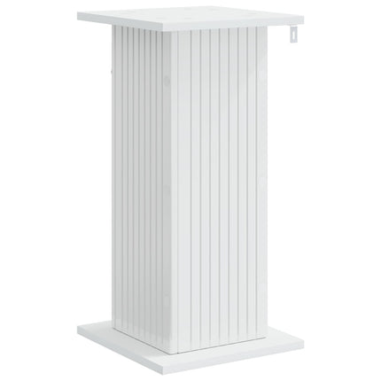 Växtställ 2 pcs Vit högglans 30,5 x 30 x 60,5 cm