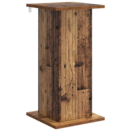 Växtställ 2 pcs Gammalt trä 30,5 x 30 x 60,5 cm Konstruerat trä