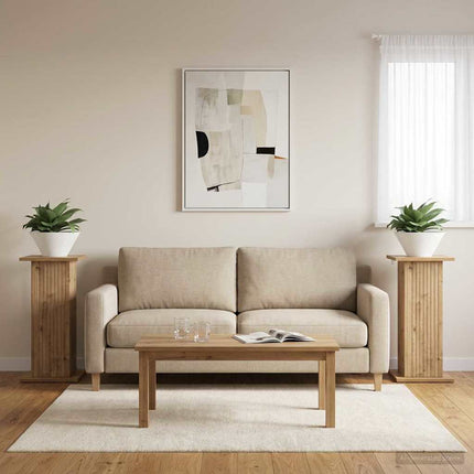 Växtställ 2 pcs Artisan-ek 30,5 x 30 x 60,5 cm Konstruerat trä