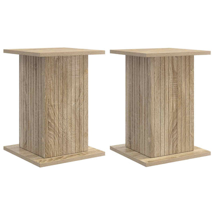 Växtställ 2 pcs Sonoma-ek 30,5 x 30 x 43 cm Konstruerat trä