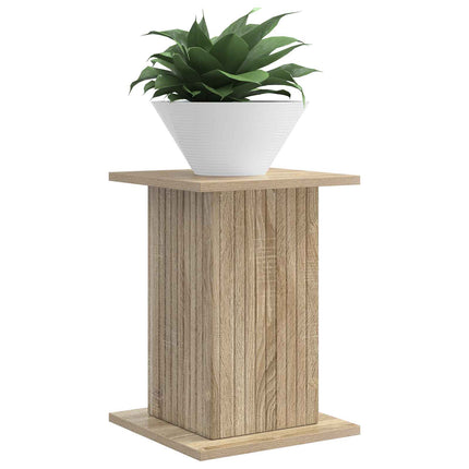 Växtställ 2 pcs Sonoma-ek 30,5 x 30 x 43 cm Konstruerat trä