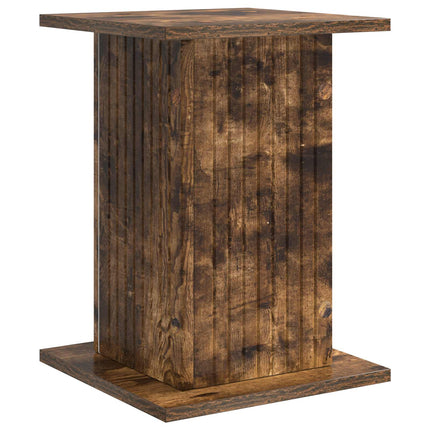 Växtställ 2 pcs Rökt ek 30,5 x 30 x 43 cm Konstruerat trä