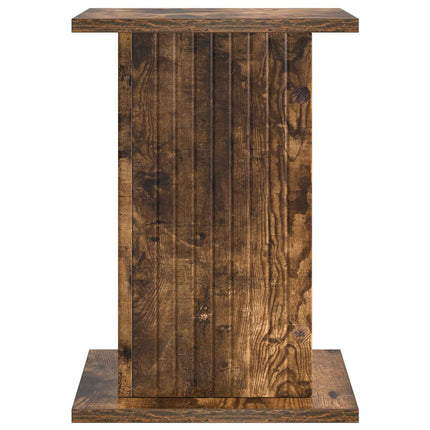 Växtställ 2 pcs Rökt ek 30,5 x 30 x 43 cm Konstruerat trä