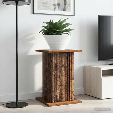 Växtställ 2 pcs Gammalt trä 30,5 x 30 x 43 cm Konstruerat trä