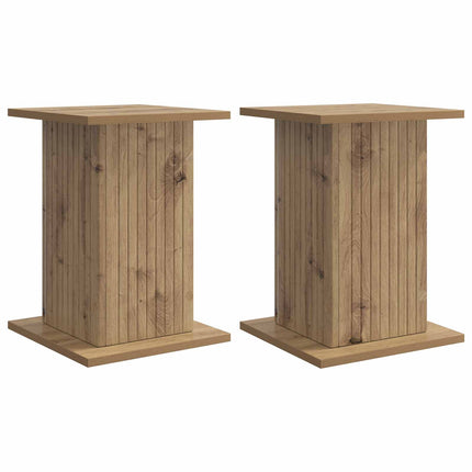 Växtställ 2 pcs Artisan-ek 30,5 x 30 x 43 cm Konstruerat trä