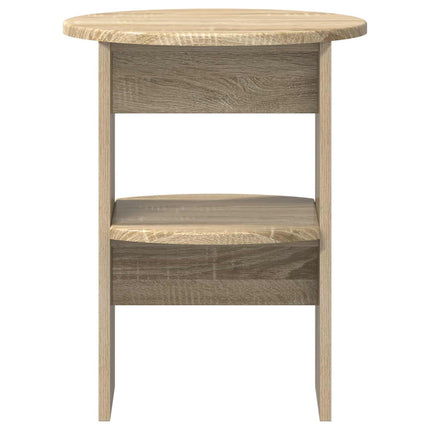 Sidokabinett 2 pcs Sonoma-ek Ø40 x 50 cm Konstruerat trä