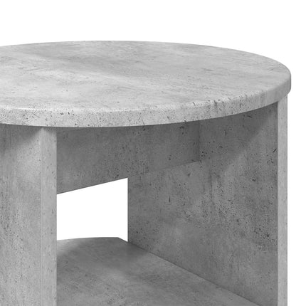 Sidokabinett BetongGrå Ø40 x 50 cm Konstruerat trä