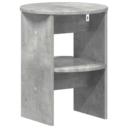 Sidokabinett BetongGrå Ø40 x 50 cm Konstruerat trä