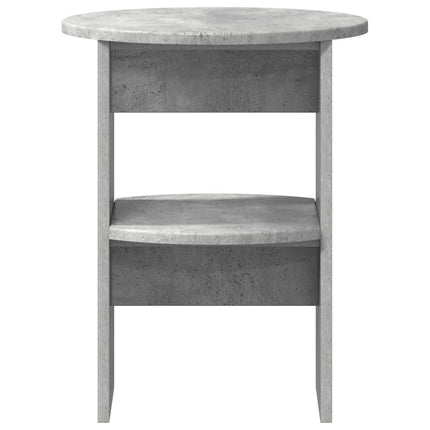 Sidokabinett 2 pcs BetongGrå Ø40 x 50 cm Konstruerat trä