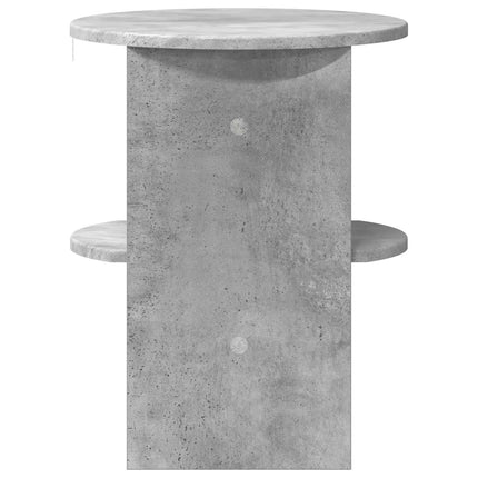 Sidokabinett 2 pcs BetongGrå Ø40 x 50 cm Konstruerat trä