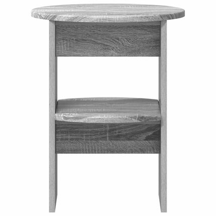 Sidokabinett 2 pcs Grå Sonoma Ø40 x 50 cm Konstruerat trä