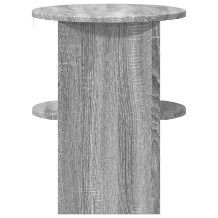 Sidokabinett 2 pcs Grå Sonoma Ø40 x 50 cm Konstruerat trä