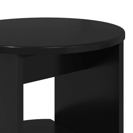 Sidokabinett Svart 40 x 40 x 100 cm Konstruerat trä