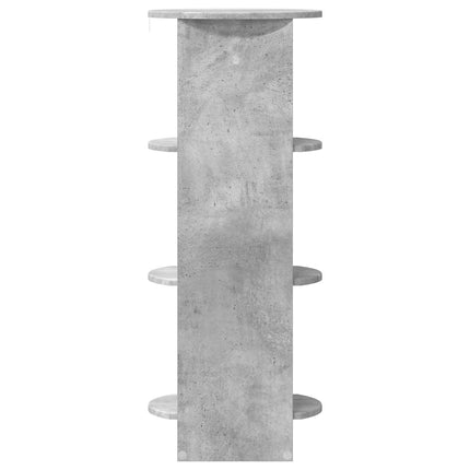 Sidokabinett BetongGrå 40 x 40 x 100 cm Konstruerat trä