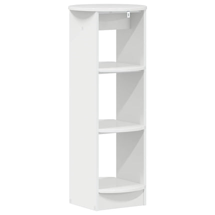 Sidokabinett Högblank Vit 40 x 40 x 100 cm Konstruerat trä