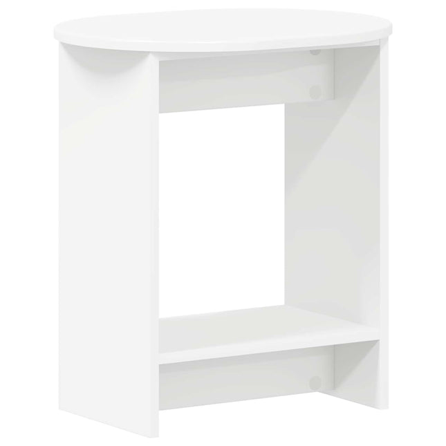 Sidobord Vit 50 x 39,5 x 55 cm Konstruerat trä