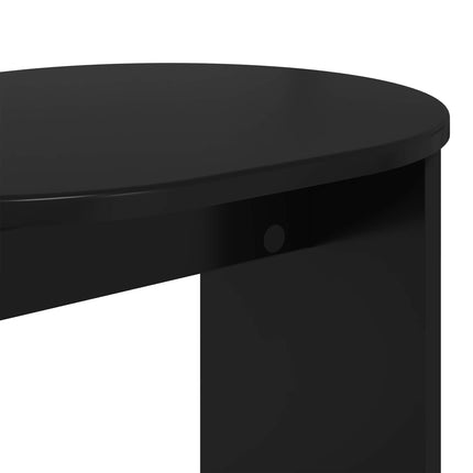 Sidobord Svart 50 x 39,5 x 55 cm Konstruerat trä