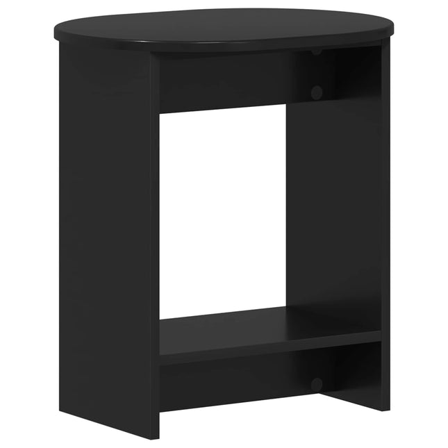 Sidobord Svart 50 x 39,5 x 55 cm Konstruerat trä