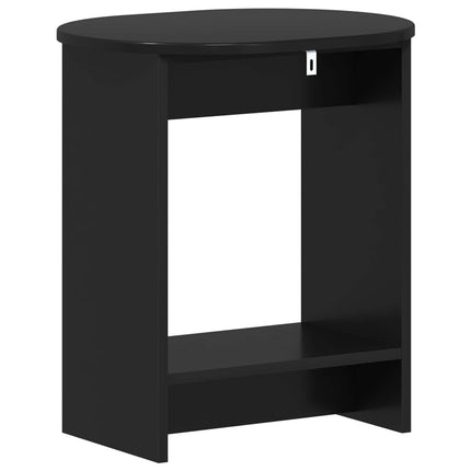 Sidobord Svart 50 x 39,5 x 55 cm Konstruerat trä