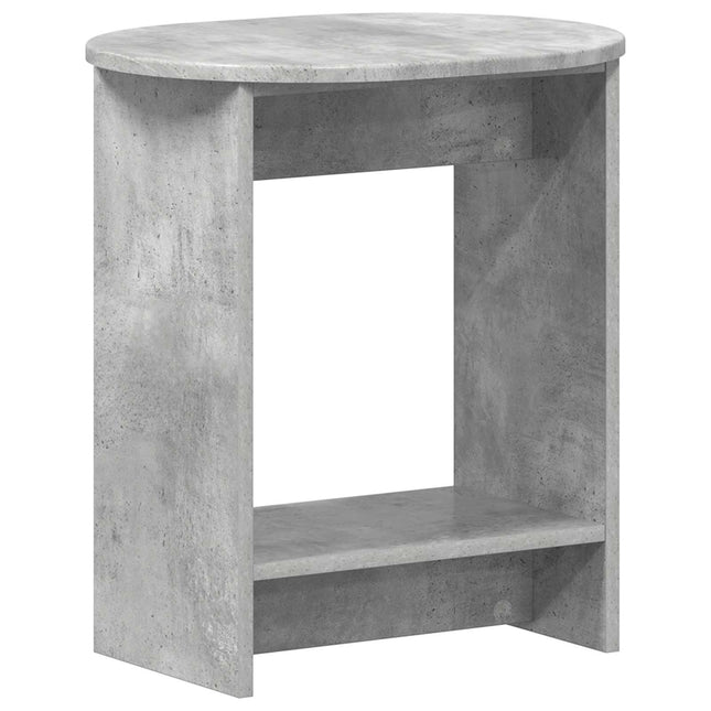 Sidobord Betonggrå 50 x 39,5 x 55 cm Konstruerat trä