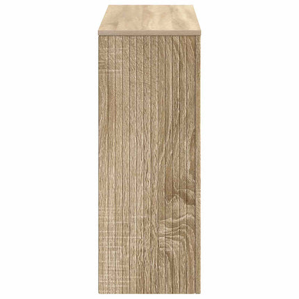 Konsolbord Randig Sonoma-ek 101 x 29 x 74 cm Konstruerat trä