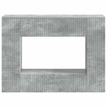 Konsolbord Randig BetongGrå 101 x 29 x 74 cm Konstruerat trä