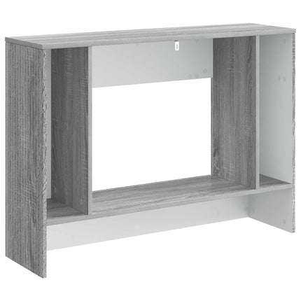 Konsolbord Randig Grå Sonoma 101 x 29 x 74 cm Konstruerat trä
