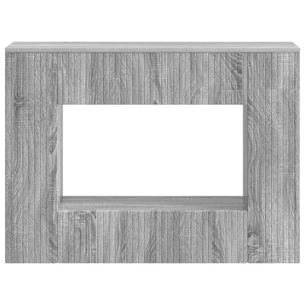 Konsolbord Randig Grå Sonoma 101 x 29 x 74 cm Konstruerat trä
