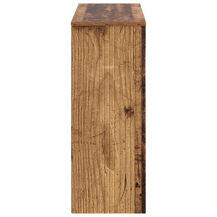 Konsolbord Randig Gammalt trä 101 x 29 x 74 cm Konstruerat trä