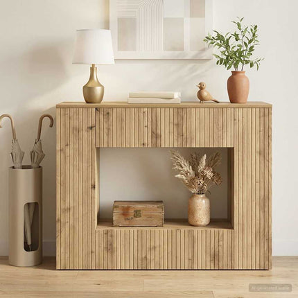 Konsolbord Artisan Ek 101 x 29 x 74 cm Konstruerat trä