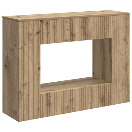 Konsolbord Randig Artisan Ek 101 x 29 x 74 cm Konstruerat trä