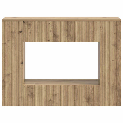 Konsolbord Randig Artisan Ek 101 x 29 x 74 cm Konstruerat trä