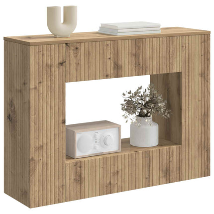 Konsolbord Randig Artisan Ek 101 x 29 x 74 cm Konstruerat trä