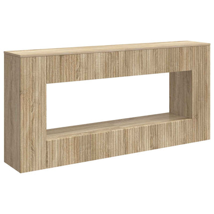 Konsolbord Randig Sonoma-ek 155 x 29 x 74 cm Konstruerat trä