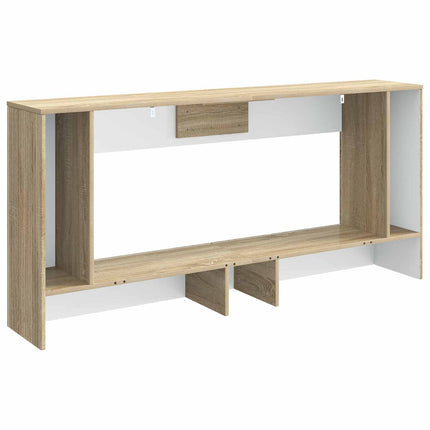 Konsolbord Randig Sonoma-ek 155 x 29 x 74 cm Konstruerat trä