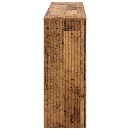 Konsolbord Randig Gammalt trä 155 x 29 x 74 cm Konstruerat trä