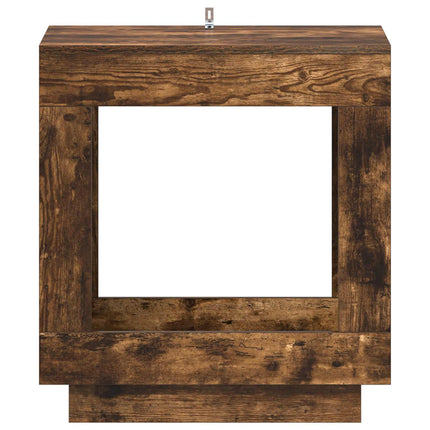 Sidobord Rökt ek 60 x 40 x 65 cm Konstruerat trä