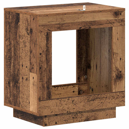 Sidobord Gammalt trä 60 x 40 x 65 cm Konstruerat trä