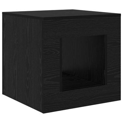 Kaffeebord Svart ek 51.5 x 50 x 50 cm Konstruerat trä