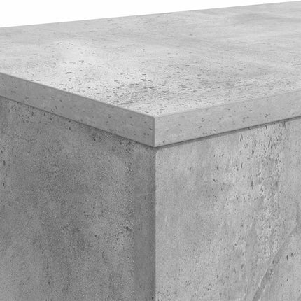 Kaffeebord Betonggrå 102 x 35 x 75 cm Konstruerat trä