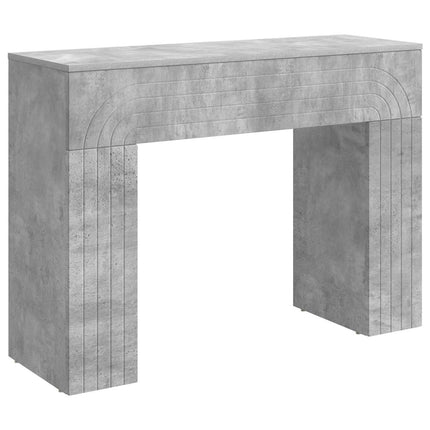 Kaffeebord Betonggrå 102 x 35 x 75 cm Konstruerat trä