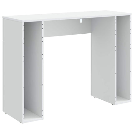 Kaffeebord Vit högglans 102 x 35 x 75 cm Konstruerat trä