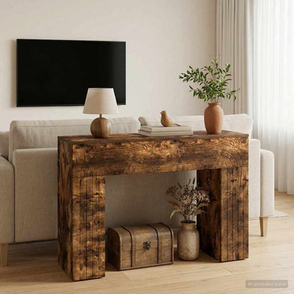 Kaffeebord Rökt ek 102 x 35 x 75 cm Konstruerat trä