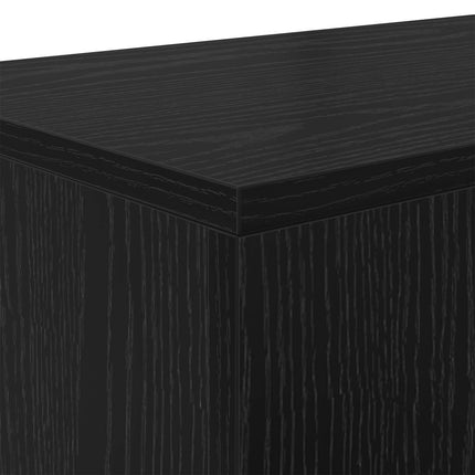 Svart Ek 101 x 30 x 74 cm
